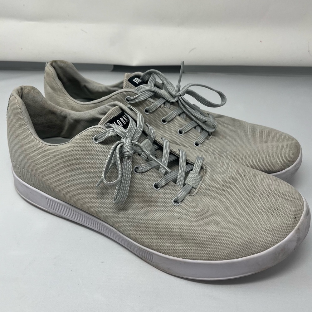 NOBULL Glacier White/ Grey Trainers Sneakers Sz 14